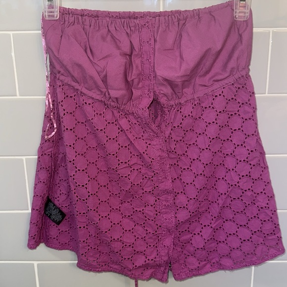 Pink Guess Strapless Top - Picture 9 of 10